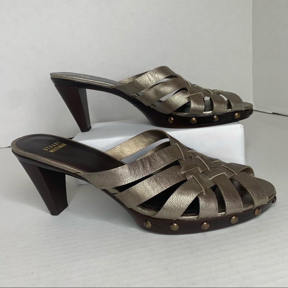 Stuart Weitzman Bordercross Sandals With Heel